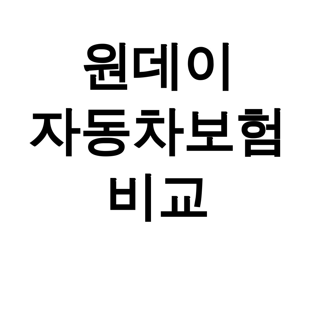 원데이 자동차보험 비교 | DB부터 일일보험까지 실제후기 대공개!